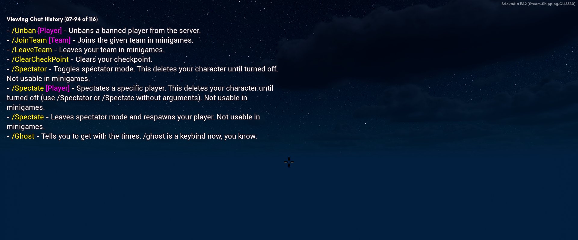 Screenshot of chat with Display Width set to 50%