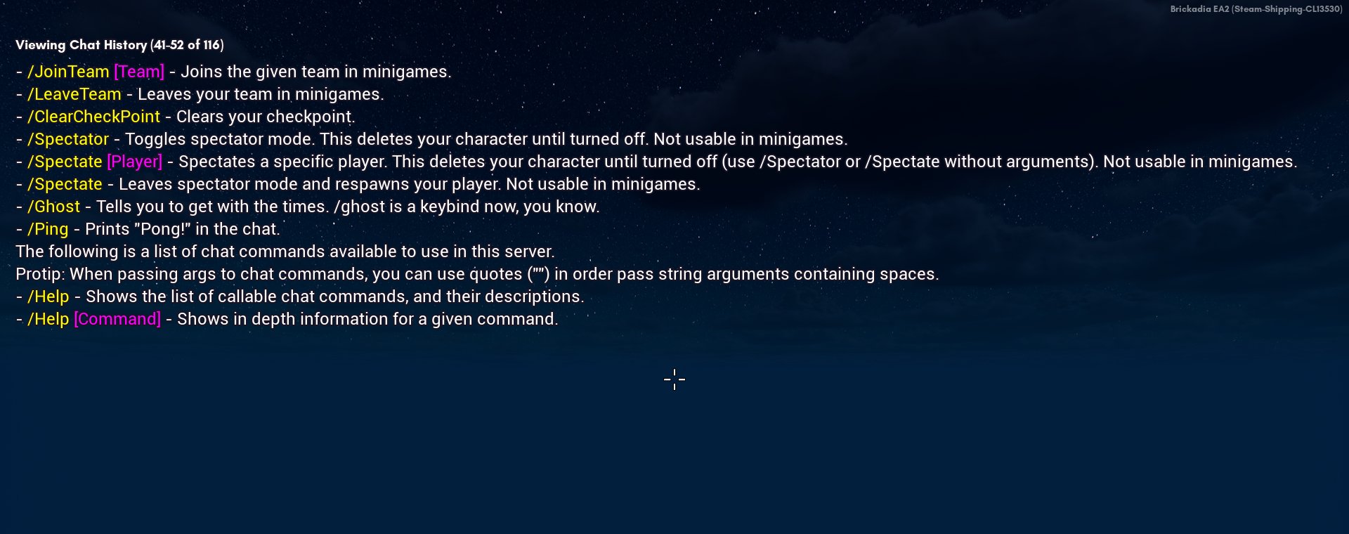 Screenshot of chat with Max Displayed Messages set to 12