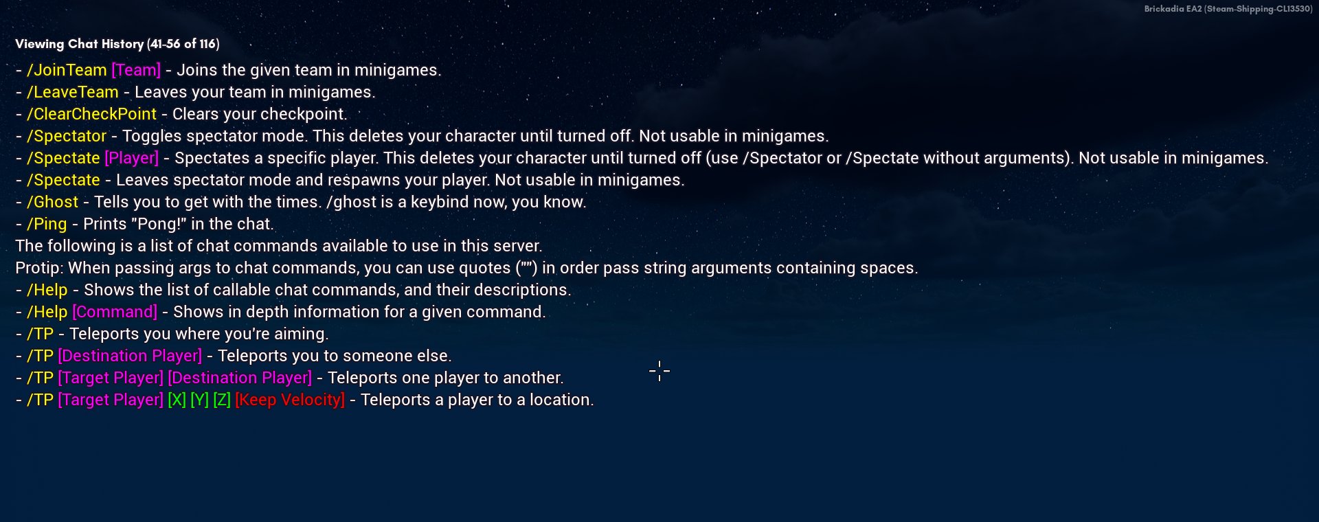 Screenshot of chat with Max Displayed Messages set to 16