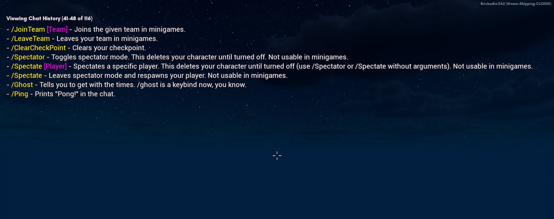 Screenshot of chat with Max Displayed Messages set to 8