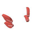 Head accessory: Double Fins