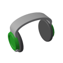 Head accessory: Headphones