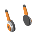 Head accessory: Robot Fins