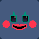 Face Decal: Clown Blank