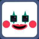 Face Decal: Clown Box