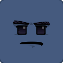 Face Decal: Serious