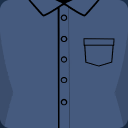 Torso Decal: Dress Shirt Clean
