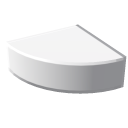 1x1f Round Tile Corner
