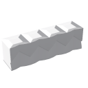 Hedge 1x4